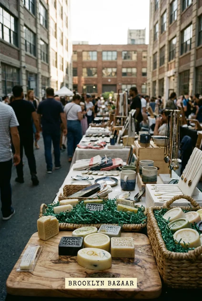 Grand Bazaar NYC Brooklyn pop-up scene at Industry City