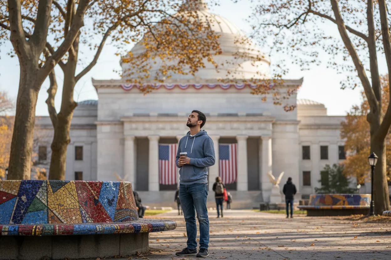 NYC experience scene for Grant’s Tomb Mosaic Benches: A Free Uptown Stop for Detail People