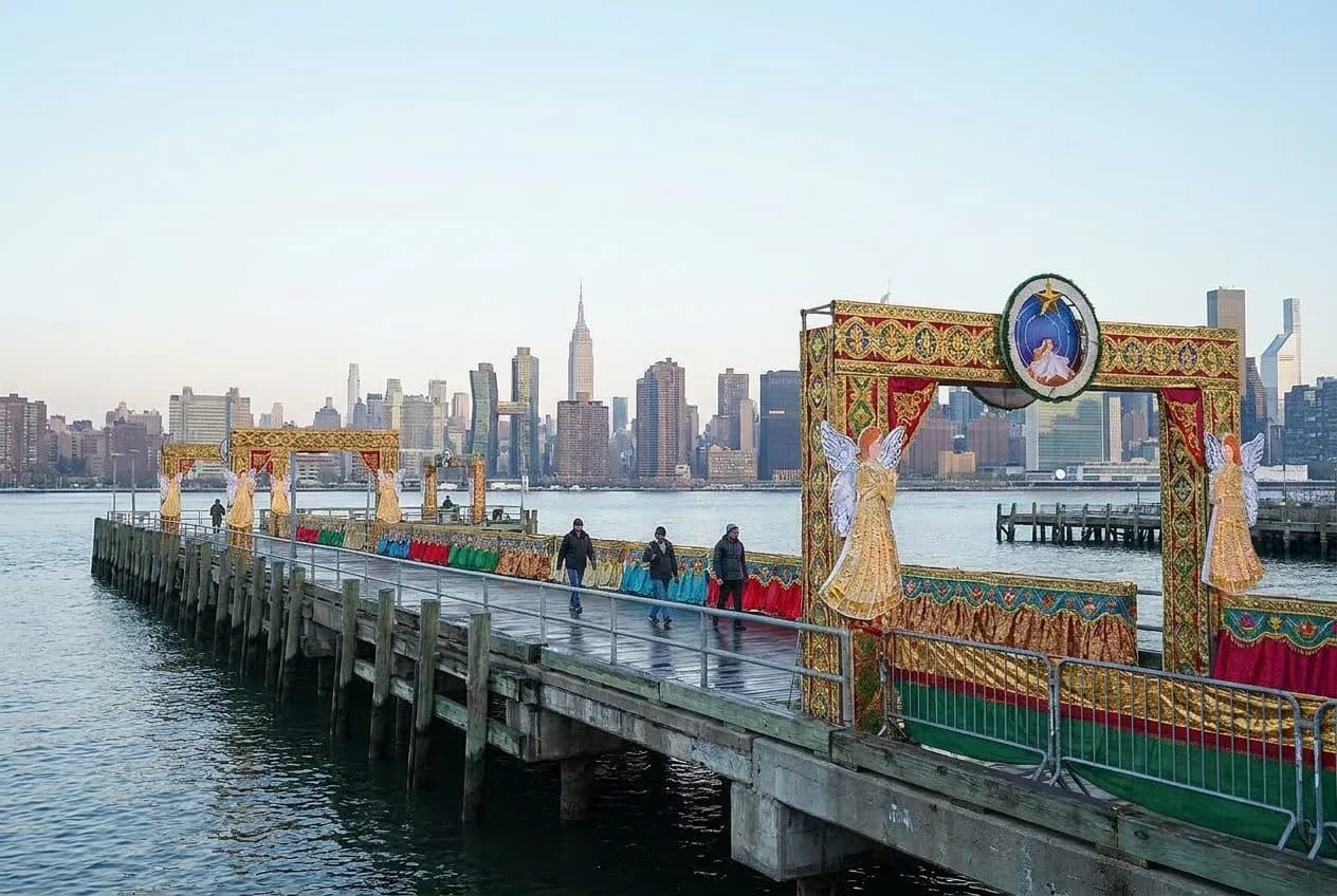Greenpoint Waterfront Esplanade and India Street Pier Overlook