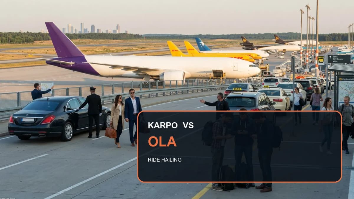Karpo versus Ola in a photorealistic editorial comparison.