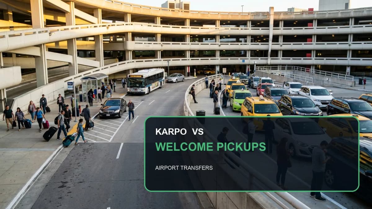 Karpo versus Welcome Pickups in a photorealistic editorial comparison.