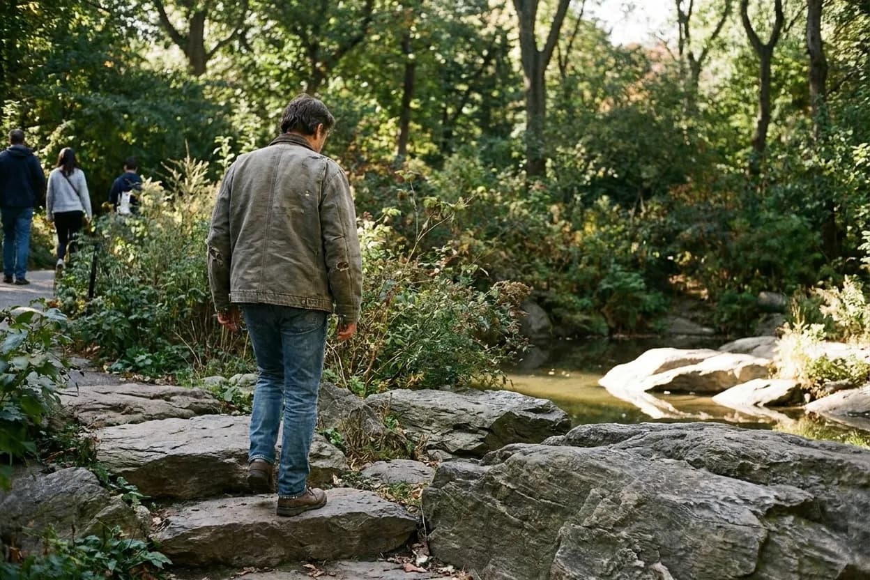 NYC experience scene for Hallett Nature Sanctuary: The Tiny Central Park Woodland Most Midtown Walks Never Reach