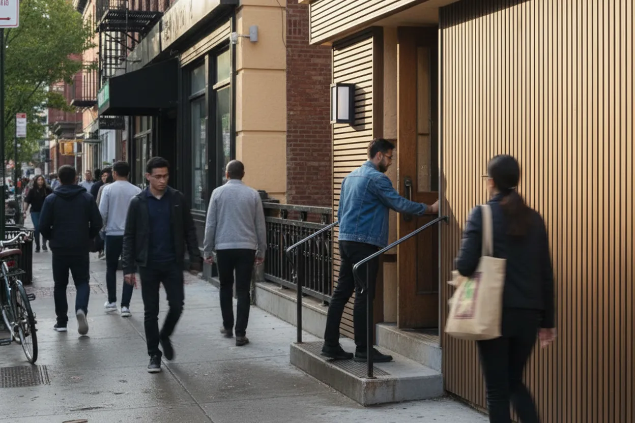 NYC experience scene for Halyards in Gowanus for a Low-Key Baseball Watch With Room to Talk