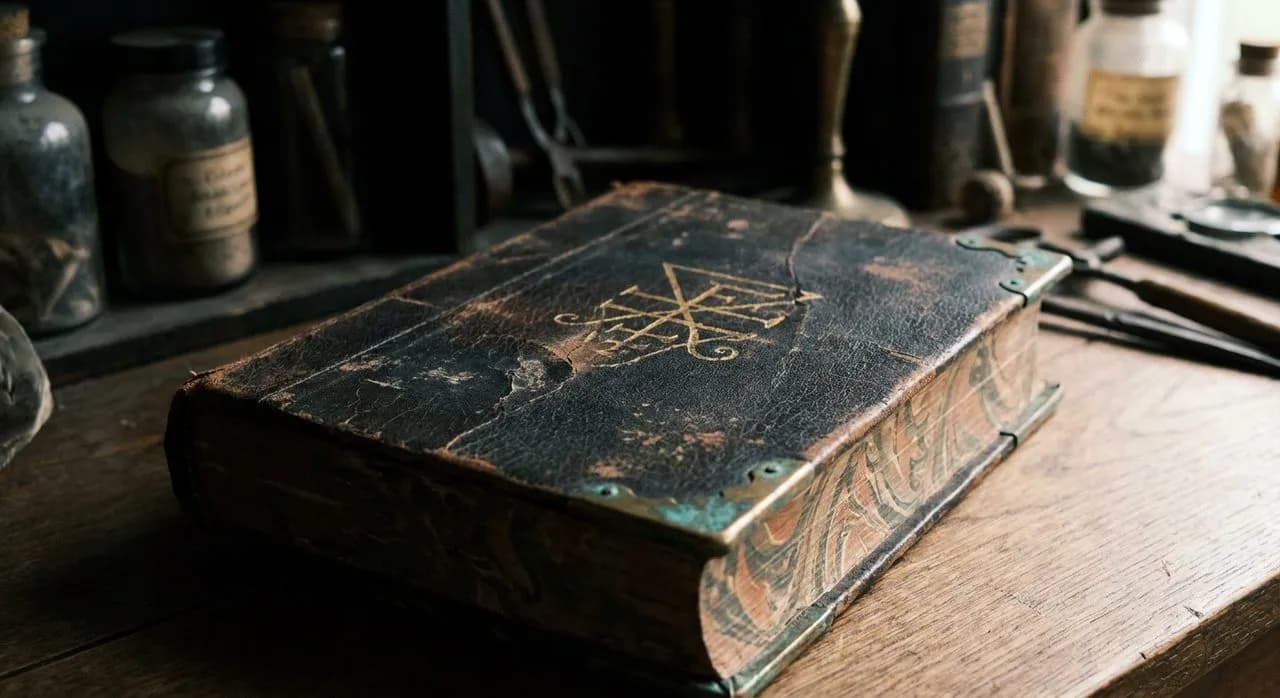 Hand-Bound Grimoire and Occult Manuscript Bindery in East Village