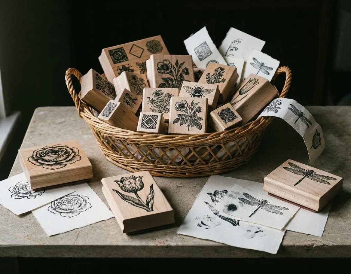 Hand-Carved Rubber Stamp Studio in Logan Square