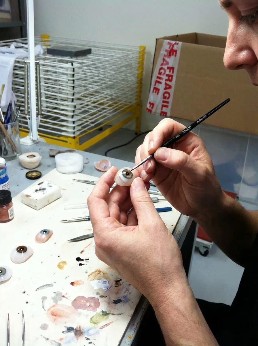 Hand-Engraved Glass Eye Prosthetic Studio in Gramercy
