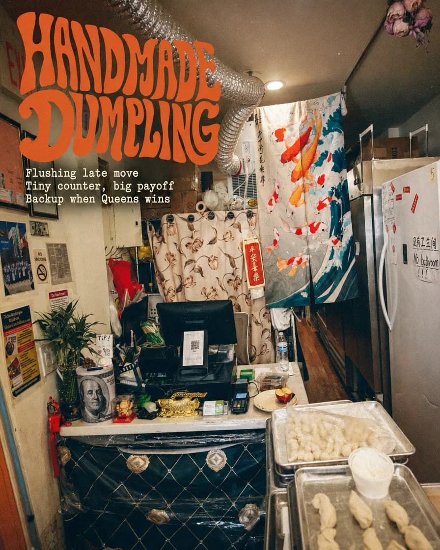 Handmade Dumpling — Flushing late-night counter