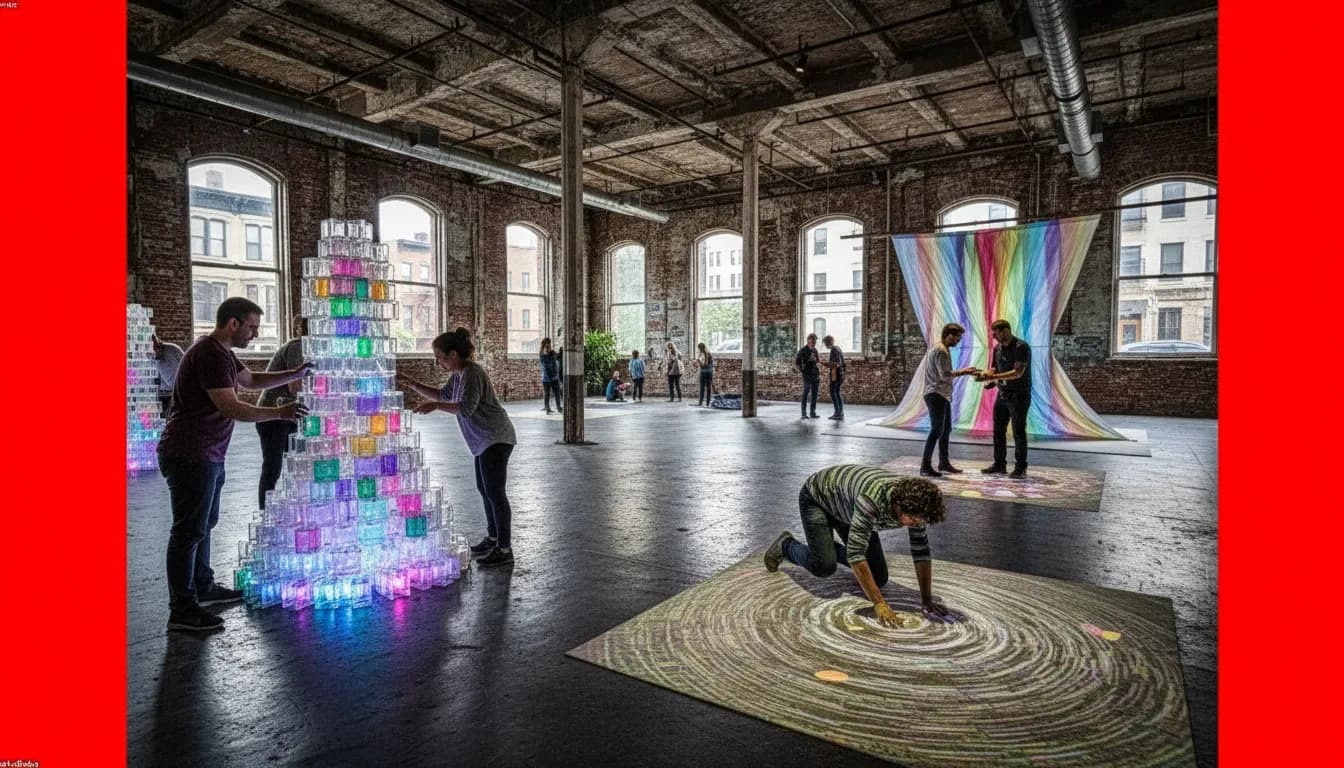 Cover scene for The Hands-On Immersive Art Rooms NYC Adults Secretly Book