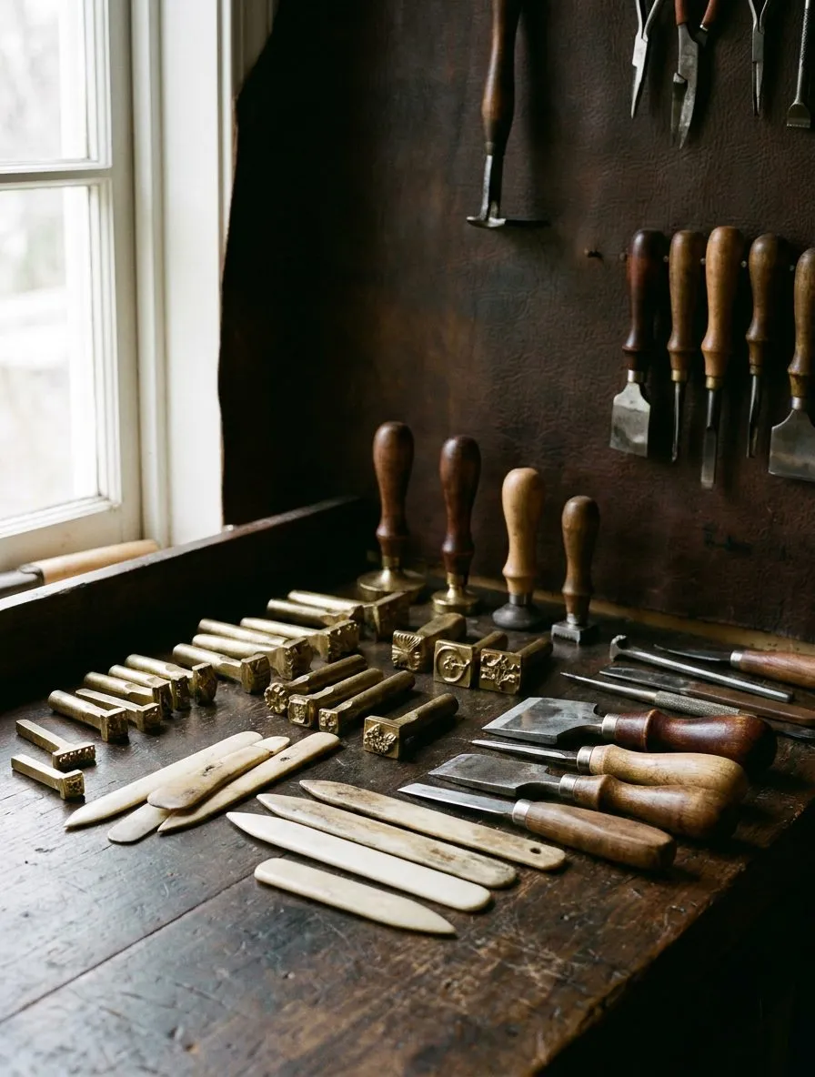 Hand-Tooled Leather Book Cover Bindery in Forest Hills