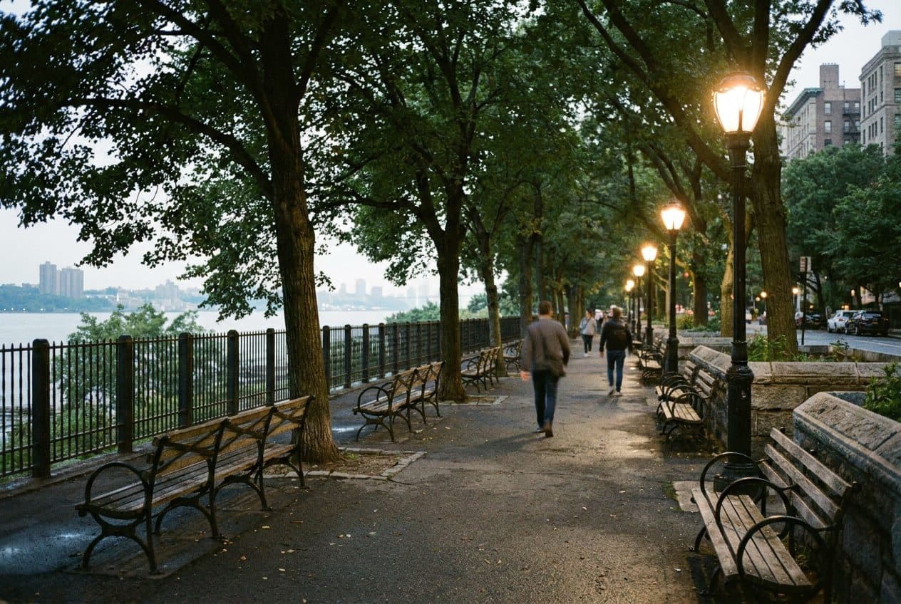 Harlem's Riverside Drive After France Plays: Slow Walks With Tricolor Scarves - cover image