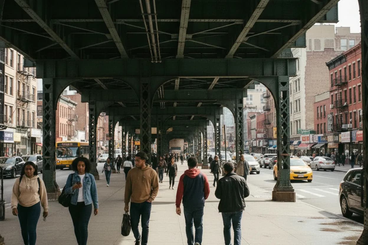 NYC experience scene for Harlem Summer Nights Under the Viaduct When the Bar Plan Needs Air