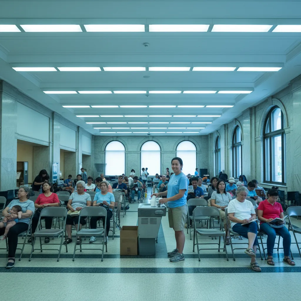 Heat Dome World Cup: NYC's No-Drama Survival Map for MetLife — cooling center carousel image