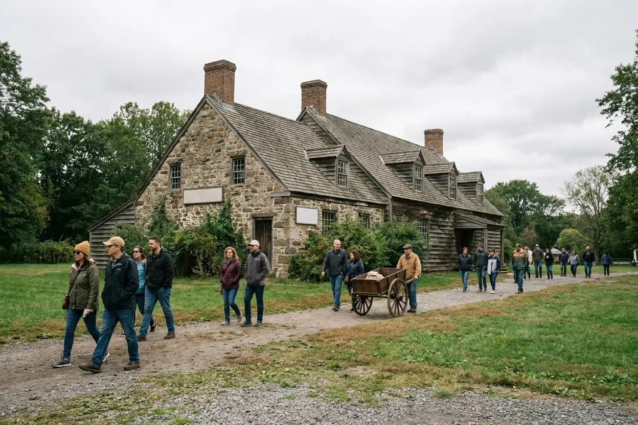 Cover scene for Historic Richmond Town: The Living-History Village in the Middle of Staten Island