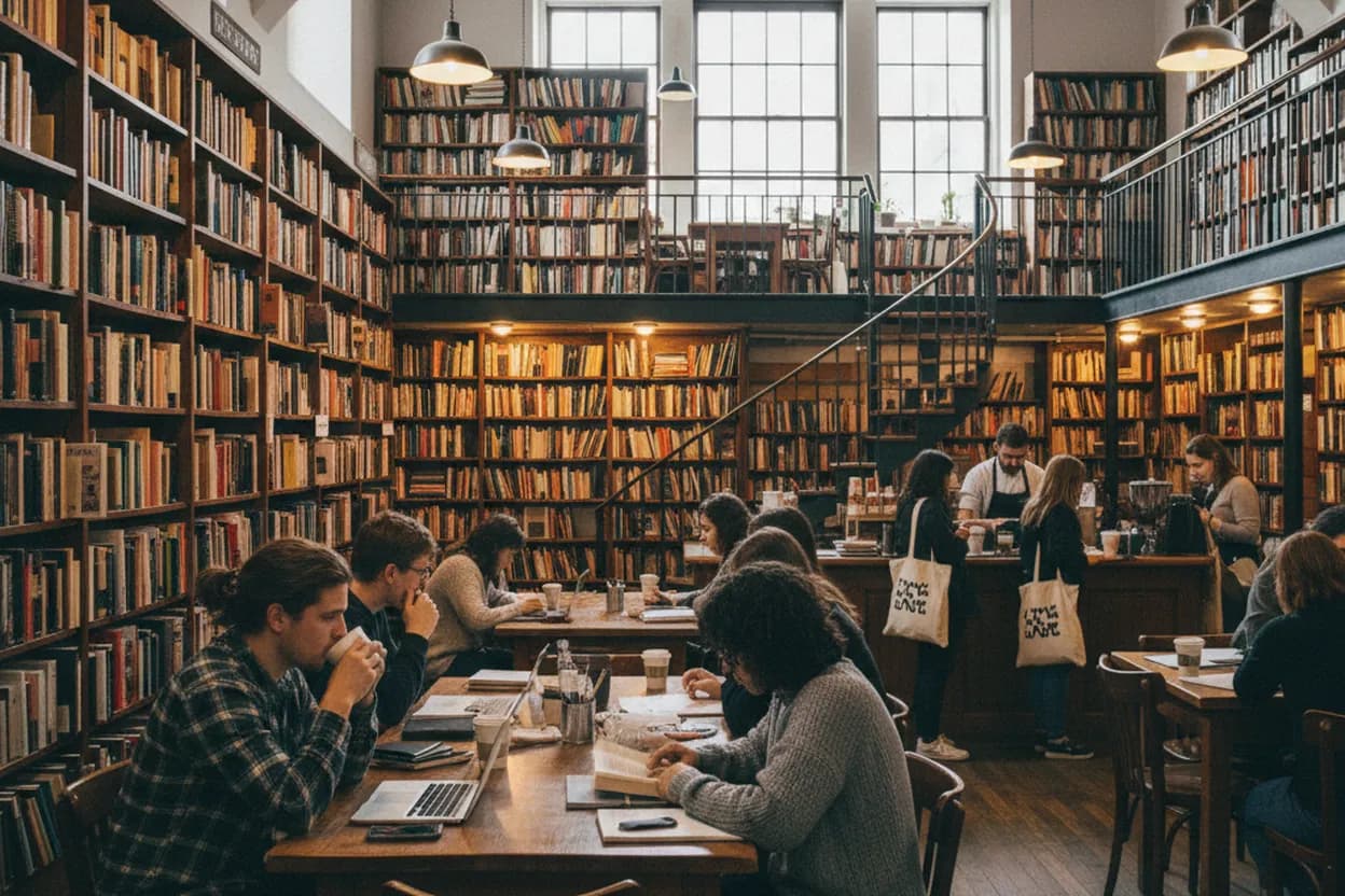Cover scene for Housing Works Bookstore: A SoHo Reading-and-Study Reset with a Mission