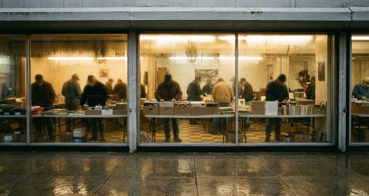 How Do Dodgers vs Pirates Fans Spend Afternoons in Eccentric Baseball Card Parlors in Astoria? - scene