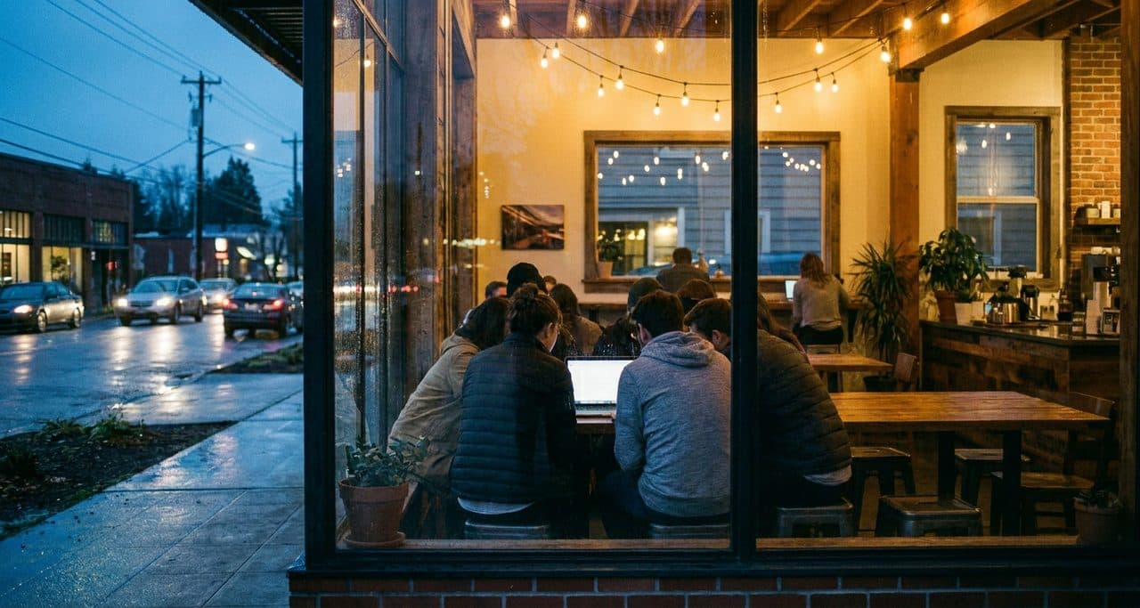 How Do Nintendo Direct Watchers Spend a Slow Evening in Greenpoint? - scene