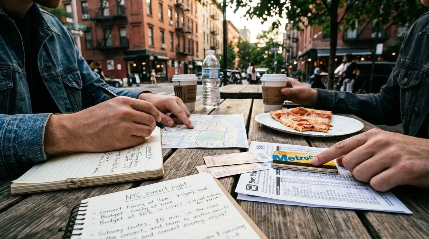 Editorial NYC detail for How to Build a Full NYC Night Around One Concert