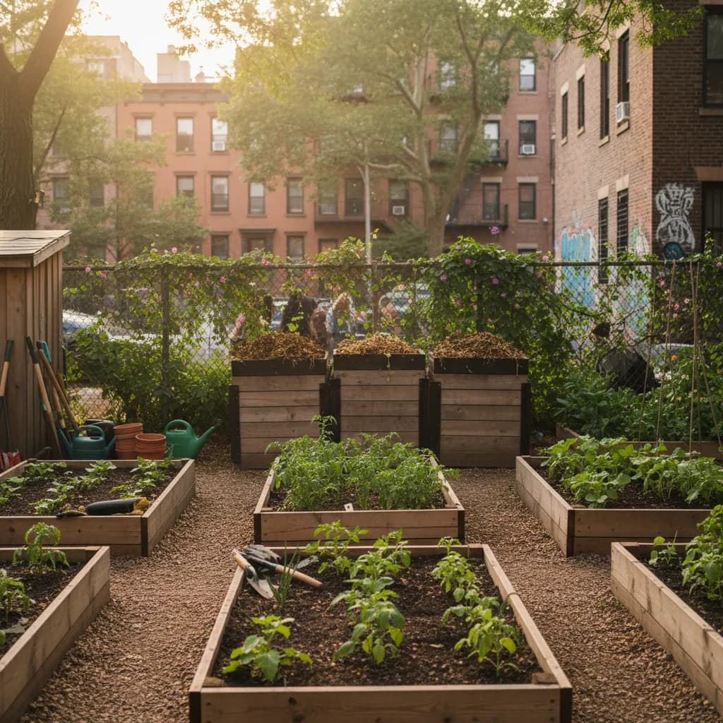 How To Join An NYC Community Garden — editorial NYC scene