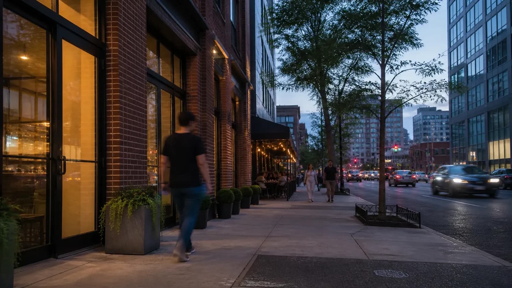 Realistic city scene for How to Turn michele tafoya Into a Real NYC Night image 3