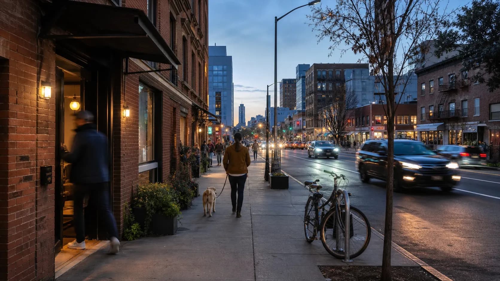 Realistic city scene for How to Turn rob reiner Into a Real NYC Night? image 3