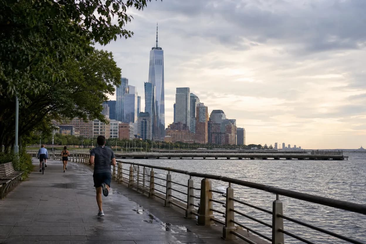 Cover scene for Hudson River Greenway Skate Night: A Flat Route for Friends Who Need Space