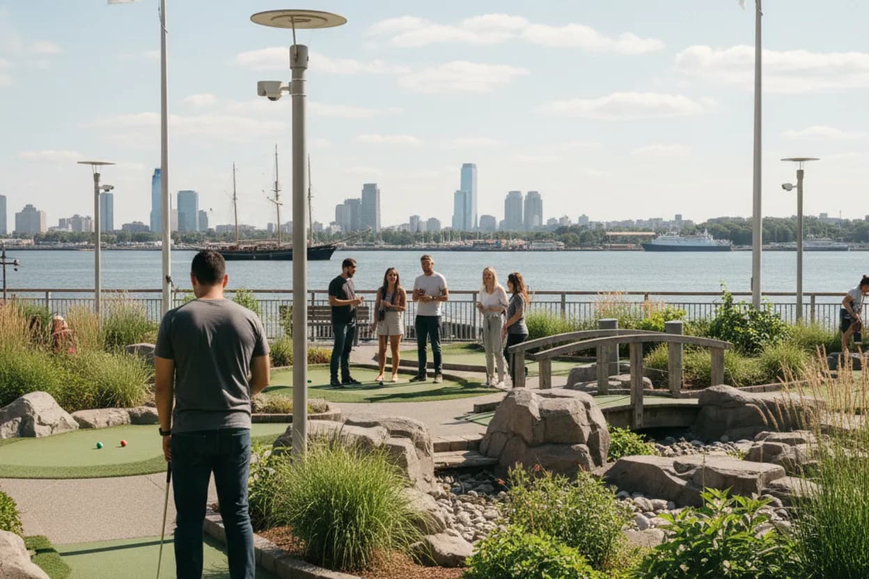 Cover scene for Hudson River Park Mini Golf for Teens Who Need a Screen-Free Hour