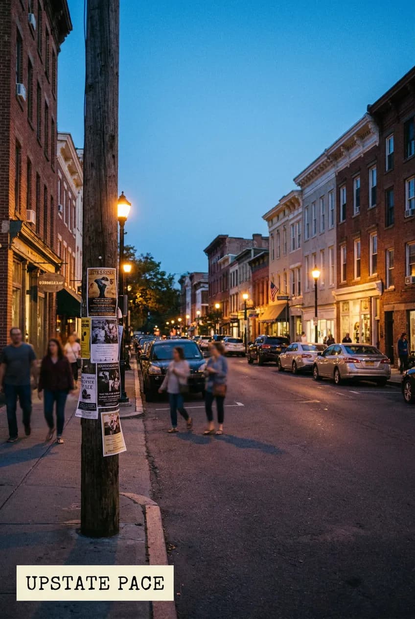 Walkable Hudson NY summer arts route