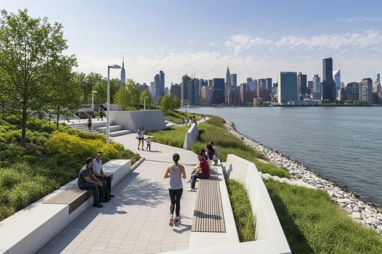 Cover scene for Hunter’s Point South Ferry Picnic: A Step-Free Queens Waterfront Backup