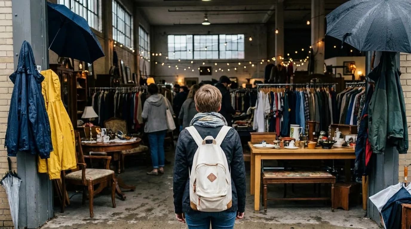 NYC experience scene for Indoor NYC Flea Markets for Humid or Rainy Weekends