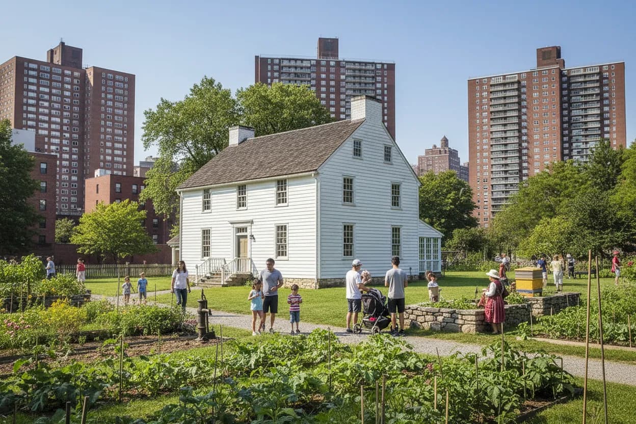 Cover scene for Inwood Beyond the Park: A Dyckman Farmhouse Neighborhood Route