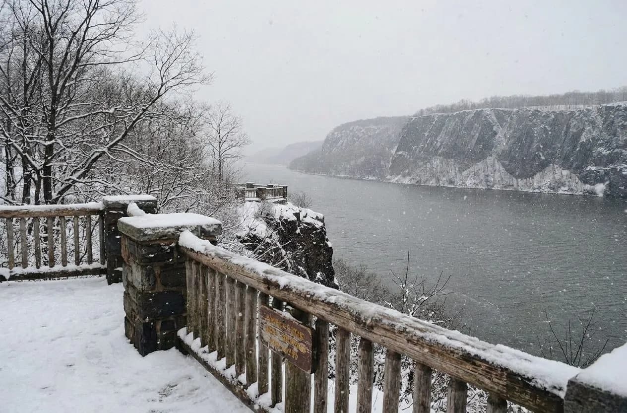 Inwood Hill Park Forest Trails and Hudson Overlook