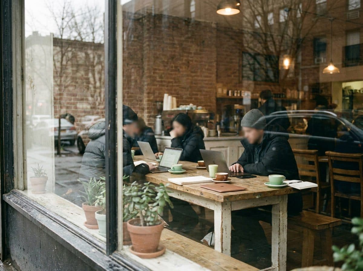 iOS 27 Study Cafes With Real Laptop Energy - scene