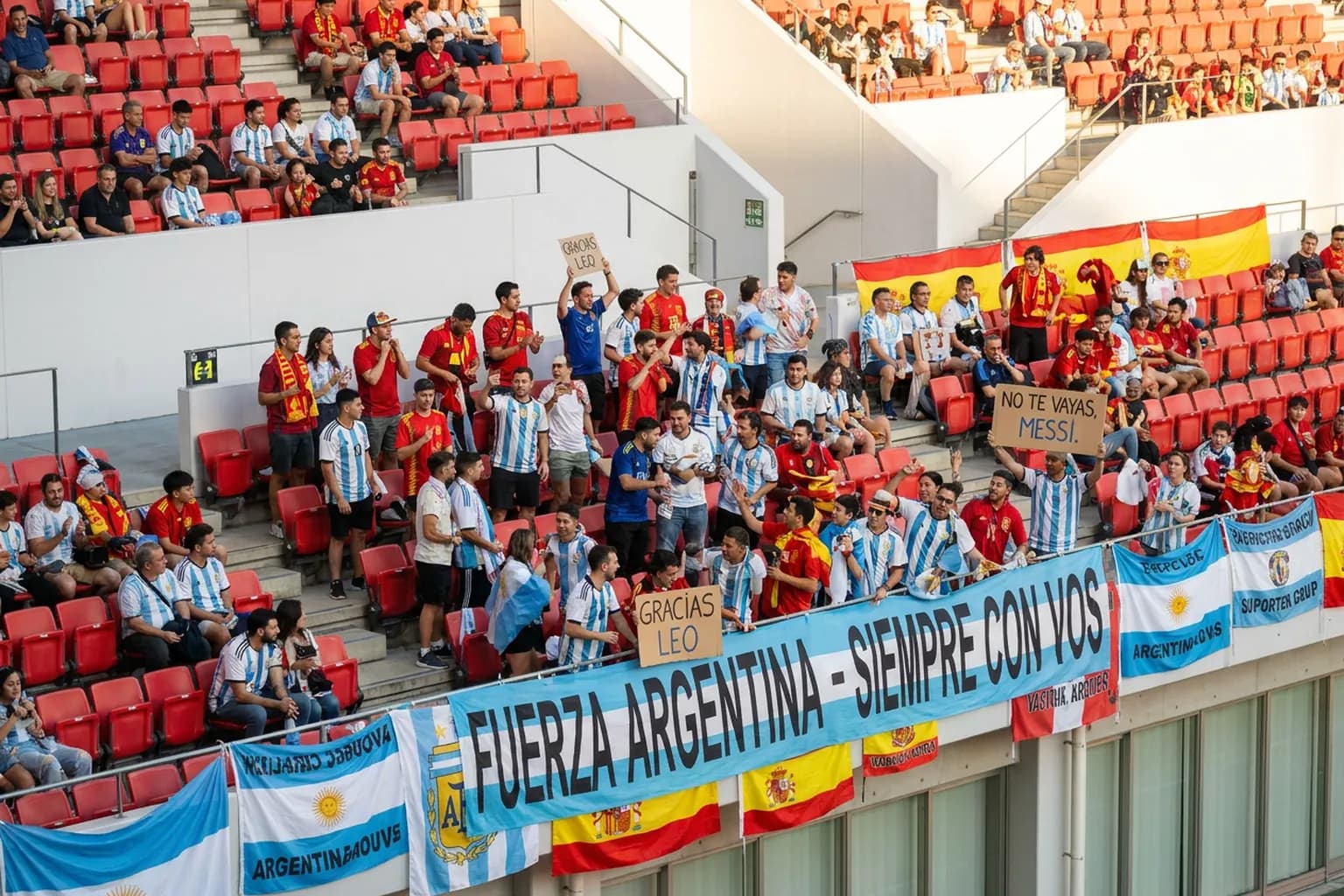 World Cup supporters navigating East Rutherford · New York City · North America during match day.