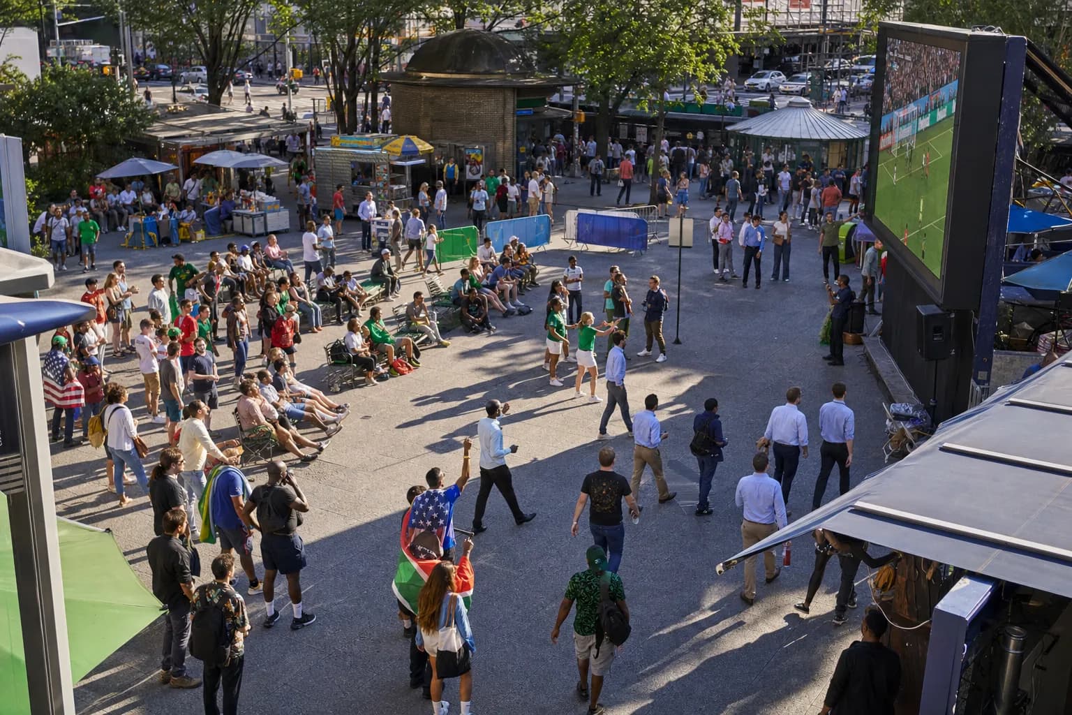 Is World Cup 2026 Matches a Better After-Work Plan or Weekend Plan in Downtown Brooklyn NYC as a Last World Cup Memory? - diverse bright World Cup scene 2