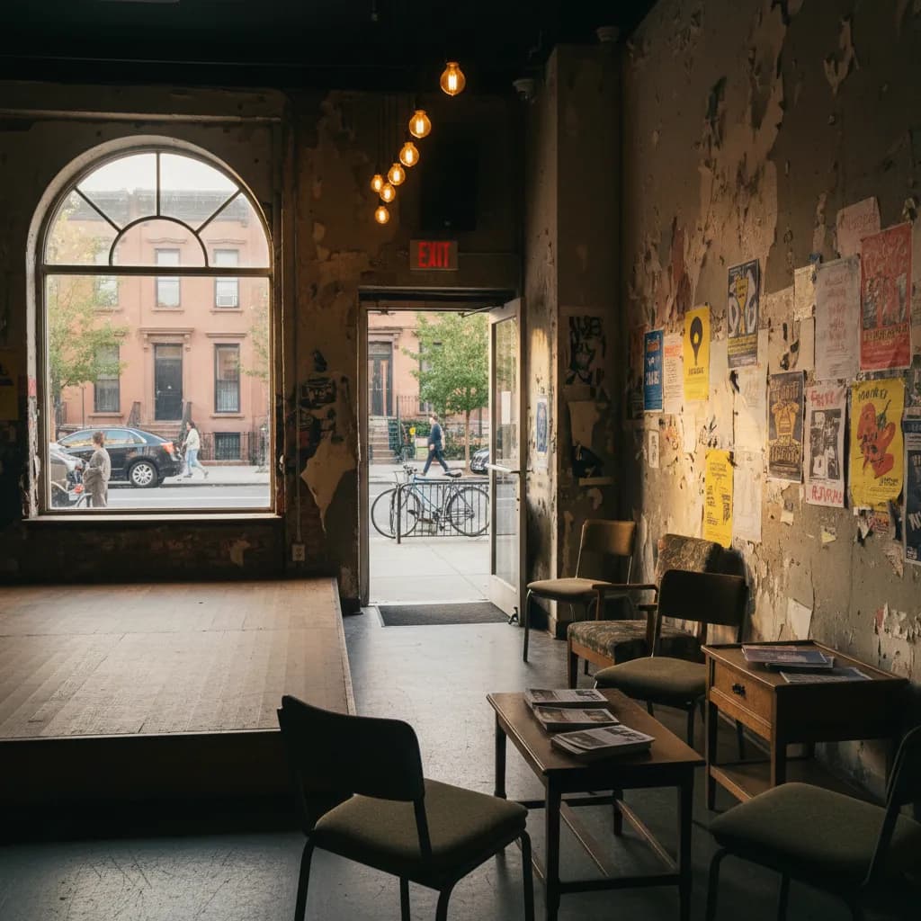 Editorial-style detail scene for JACK Brooklyn in New York.