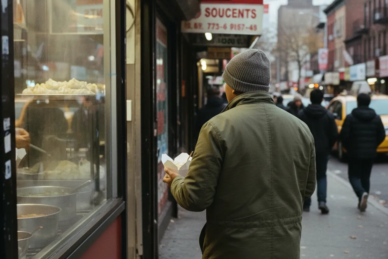 NYC experience scene for Jackson Heights Momos Before Sunset: A $25 Food Route Near the 7 Train