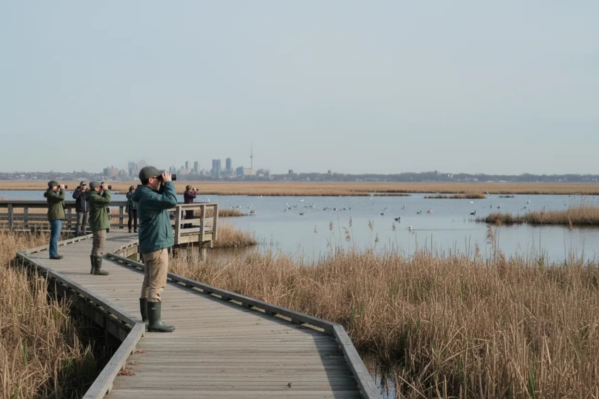 Cover scene for Jamaica Bay Wildlife Refuge: A Beginner Birding Weekend in Queens