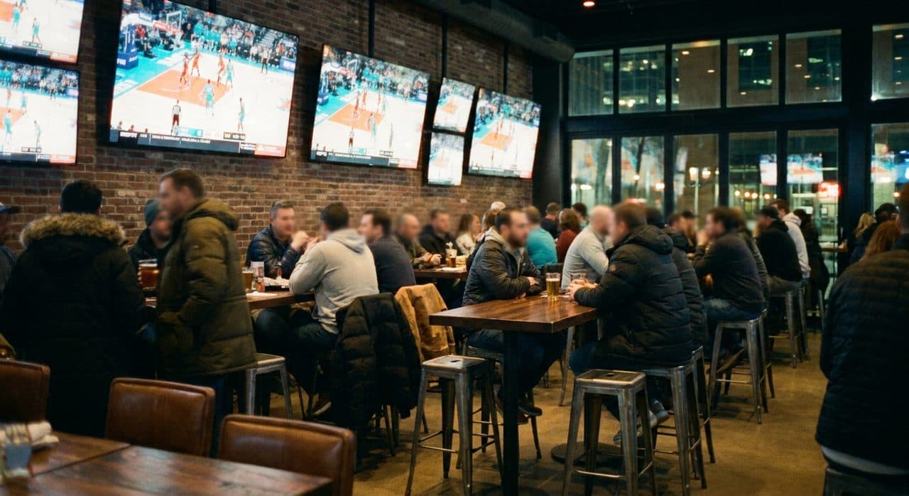 The Queens Sports Lounge Where WNBA Watch Parties Pack the Room - cover image