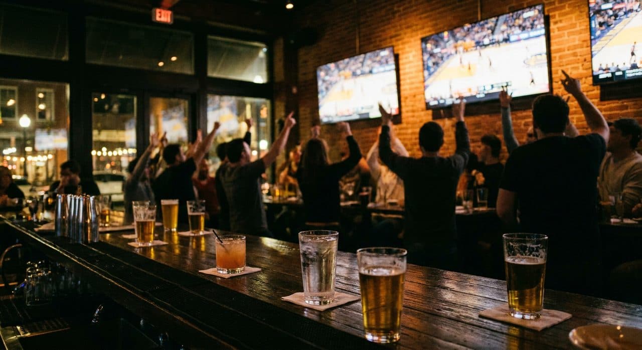 The Queens Sports Lounge Where WNBA Watch Parties Pack the Room - scene