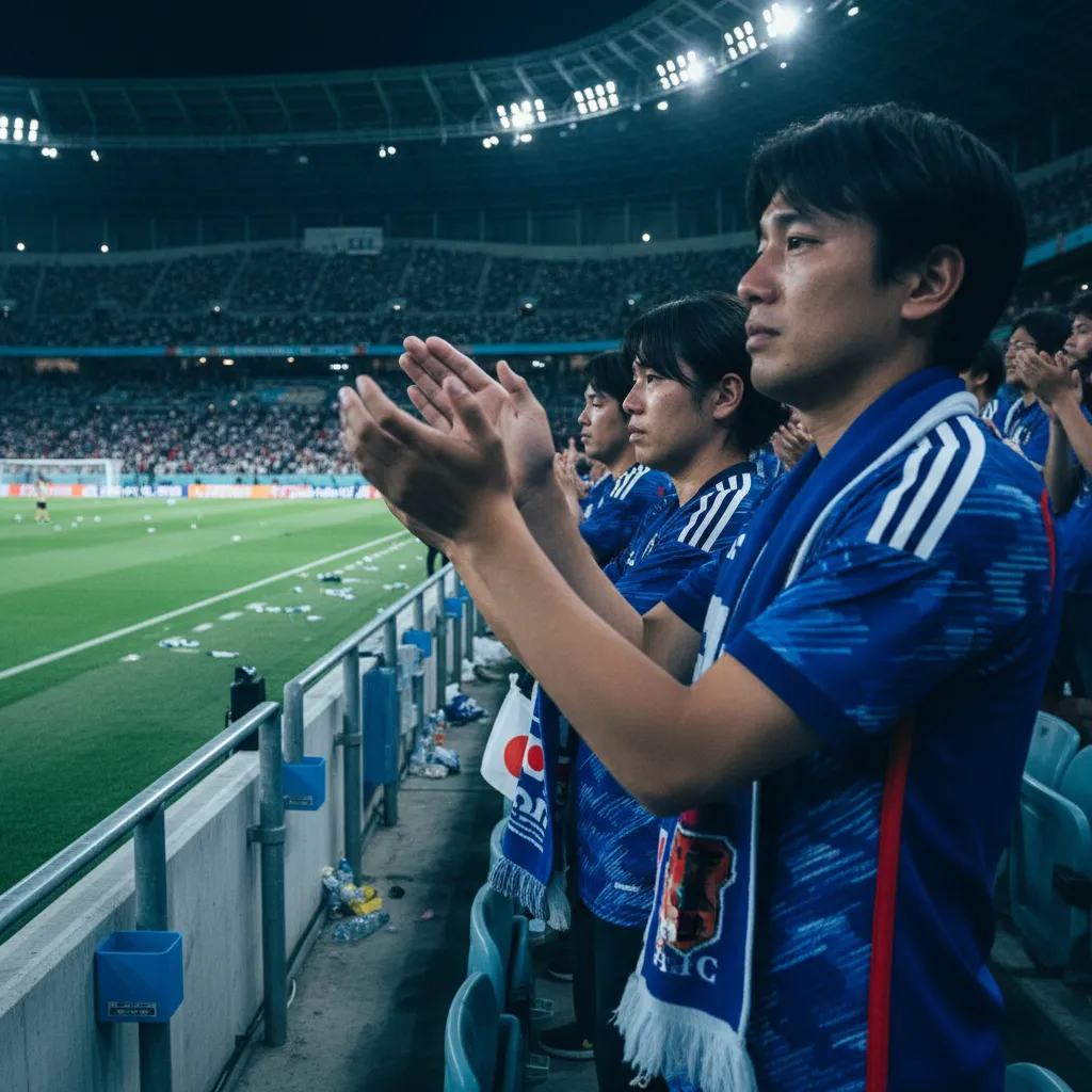 A goalkeeper kneels with forehead on the grass in exhaustion after a World Cup defeat