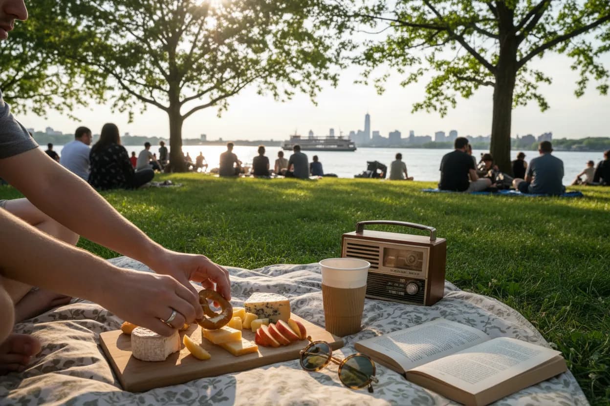 Editorial detail for Jazz by the Water on Governors Island for a Ferry Date That Stays Outside