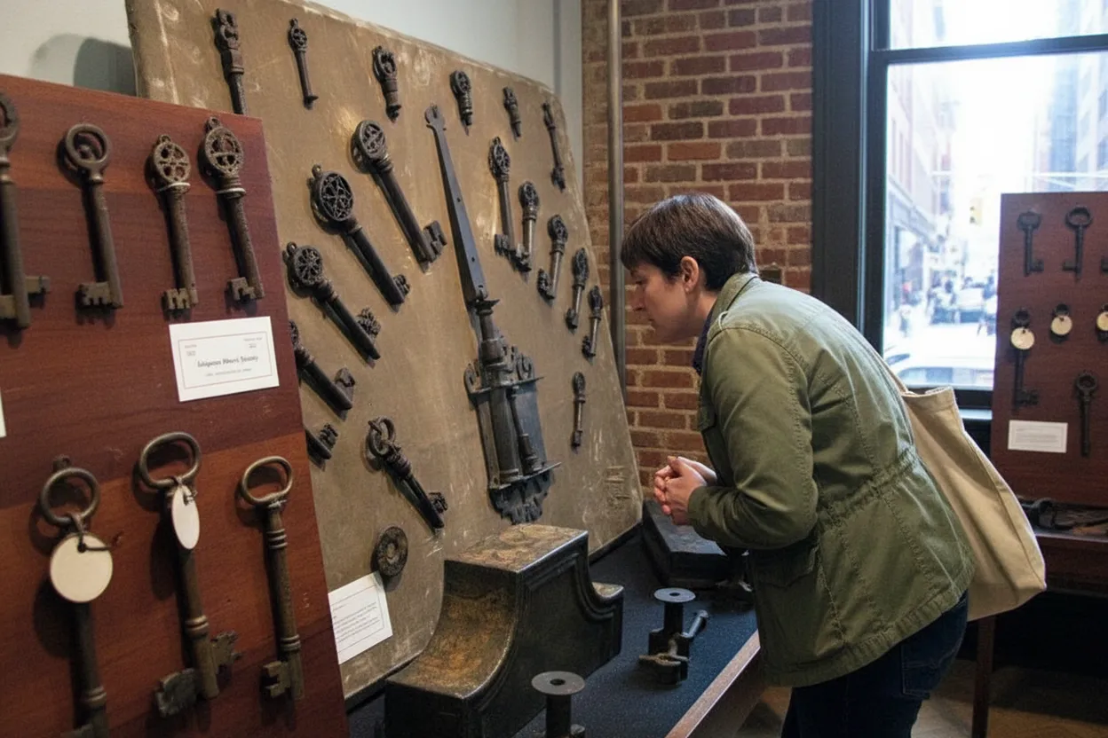 NYC experience scene for John M. Mossman Lock Museum: A Midtown Key-and-Safe Detour Before a Train