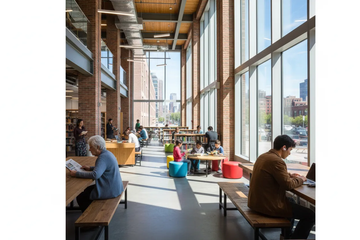 Cover scene for Battery Park City Library Cooldown for Downtown Kids After Supply Shopping