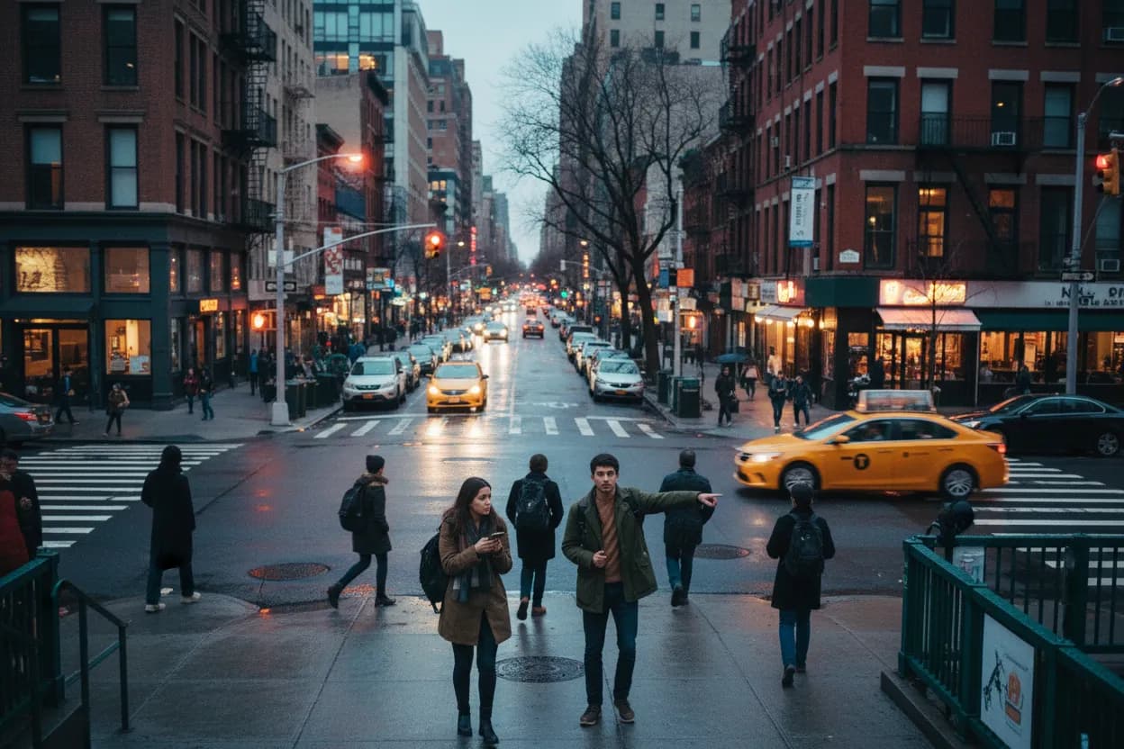 Practical city scene for terremoto: A Transit-Smart NYC Area Guide