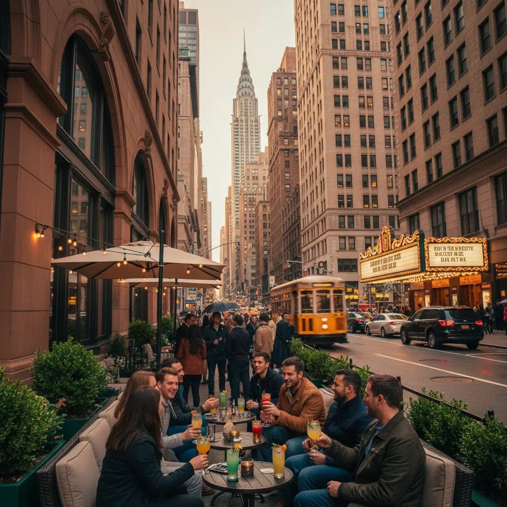 Cover image for Best Mocktail Happy Hours Across NYC Before A Movie in NYC.