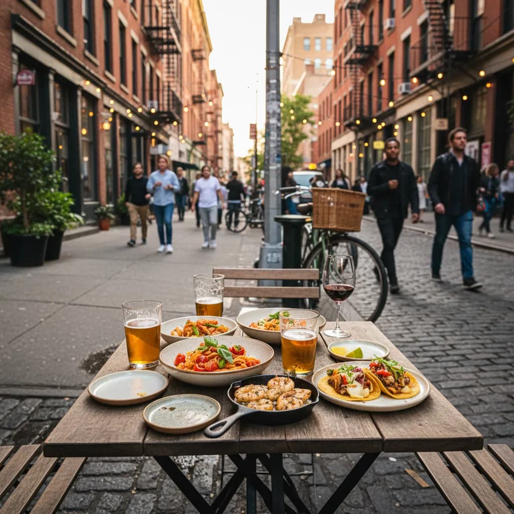 Cover image for Best NYC Neighborhoods For A No-Reservation Night Out in NYC.
