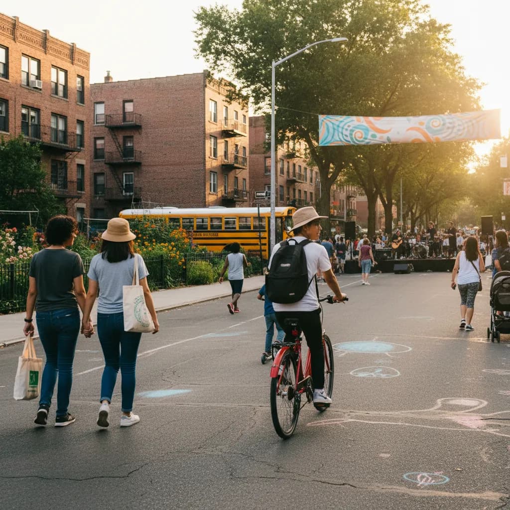 Local NYC scene for Car-Free Bronx Weekend Beyond The Zoo And Botanical Garden.