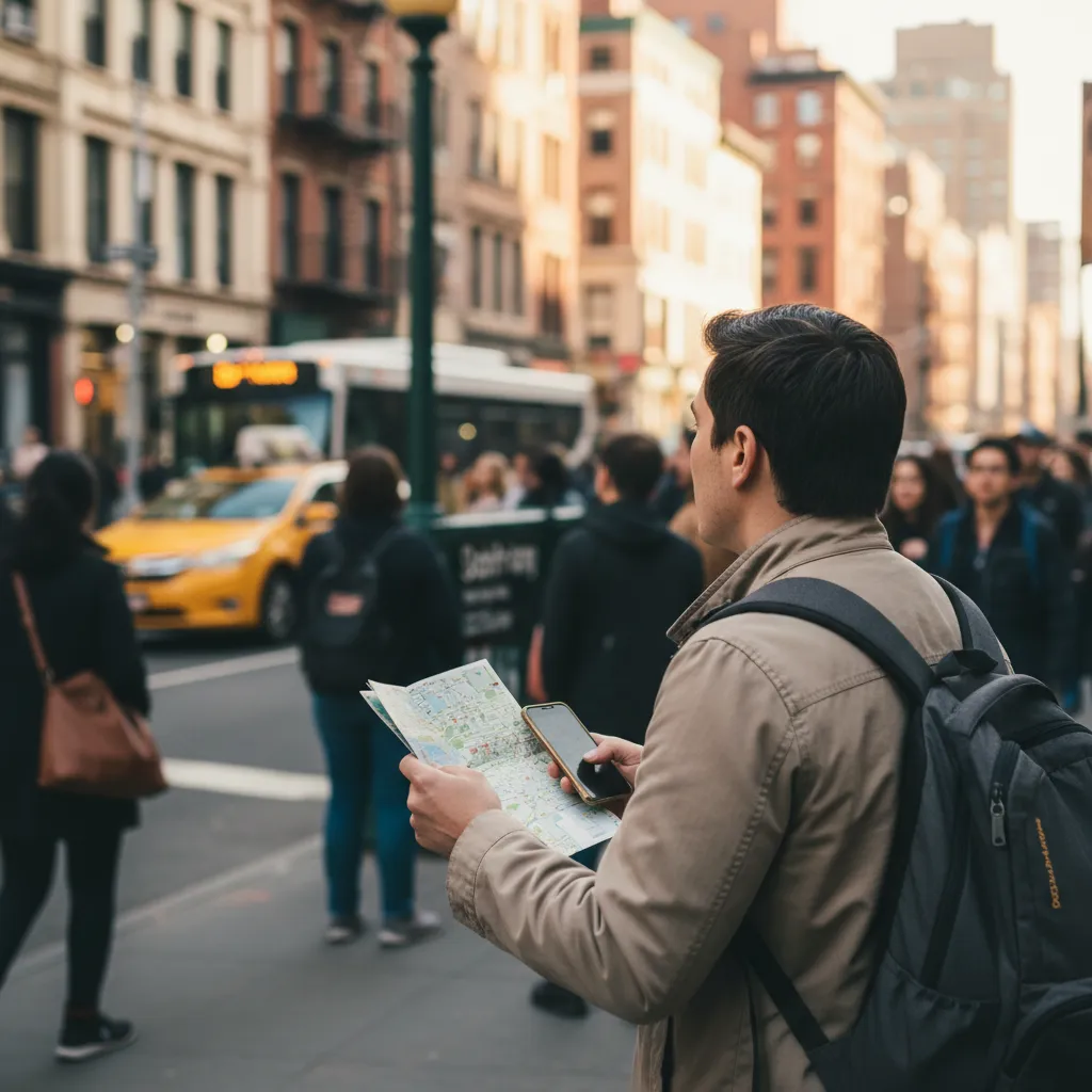 Local NYC scene for First-Time NYC Guide For Visitors Who Get Overstimulated.