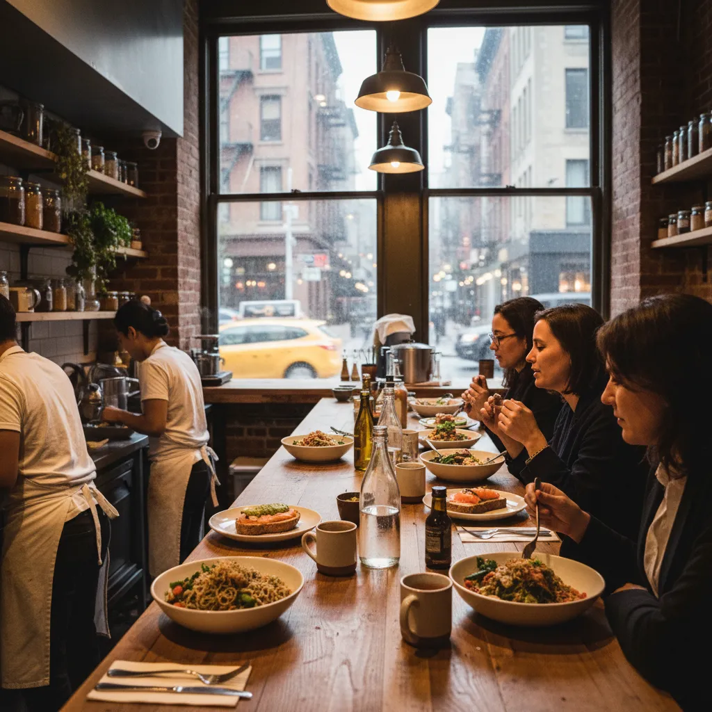 Cover image for Healthy Late-Night Food Across NYC That Is Not A Salad Chain in NYC.