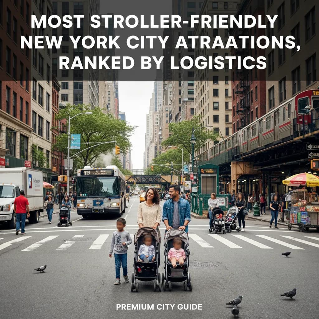 Cover image for Most Stroller-Friendly NYC Attractions, Ranked By Logistics in NYC.